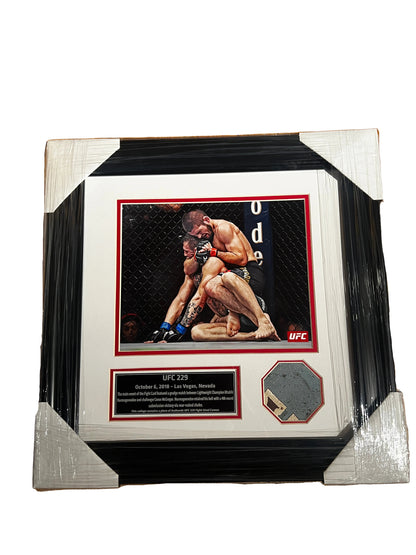 UFC 229 Fight Used Octagon Framed Collage | McGregor Khabib Nurmagomedov
