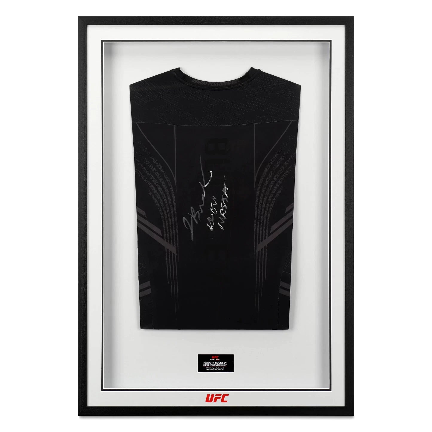 Joaquin Buckley Signed Event Worn Jersey (UFC Hill vs. Walker)